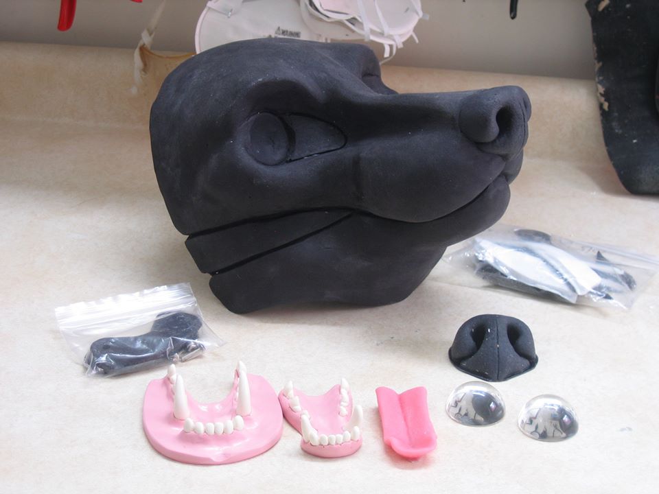 dreamvision creations resin wolf mask parts