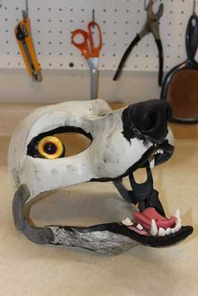 Sans Souci Studios resin head with DVC teeth nose and tongue added