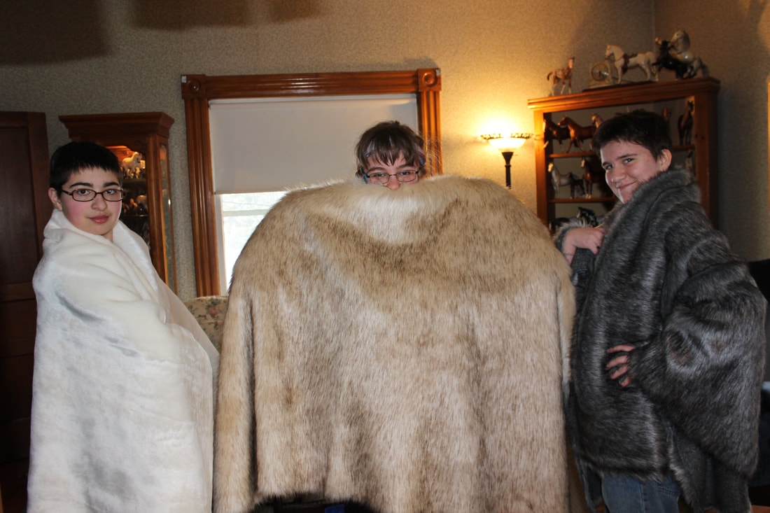 faux fur for fursuit wolf