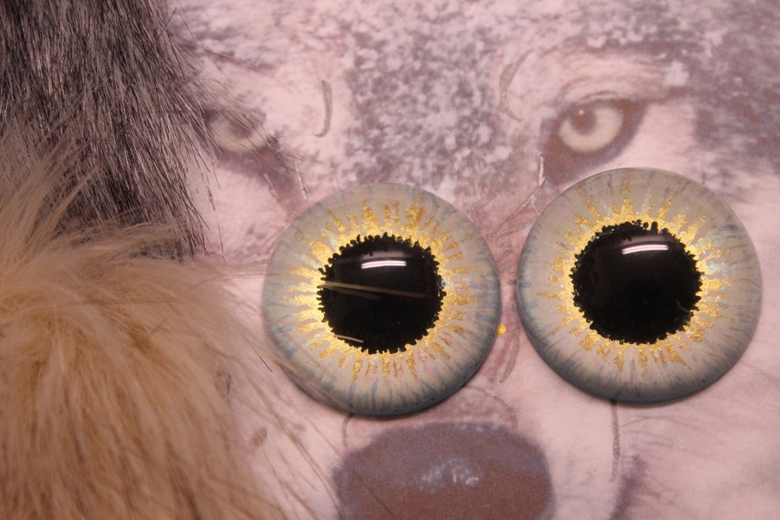 wolf eyes resin fursuit