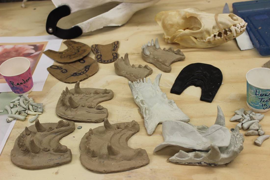 jawset sculpting teeth for fursuit wolf head mask