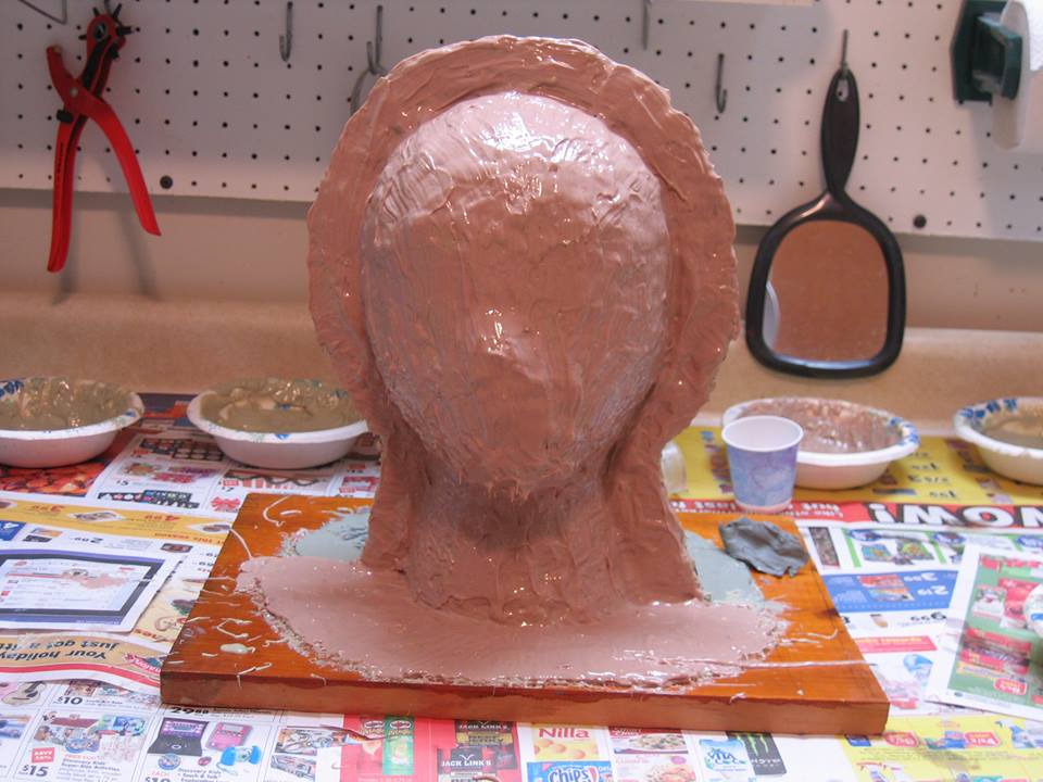 first layer of an urethane rubber mold