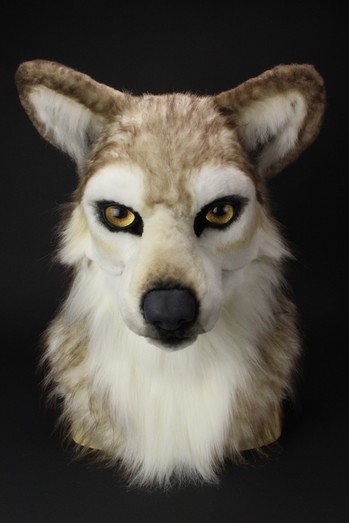 Fursuit furry wolf head by sans souci studios
