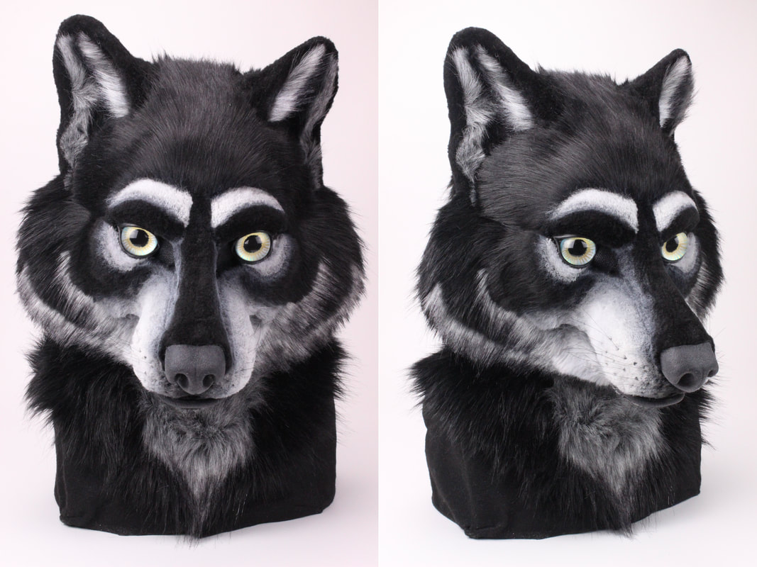 fursuit wolf head  by Sans Souci Studios